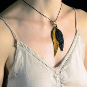 Pendentif Feuilles